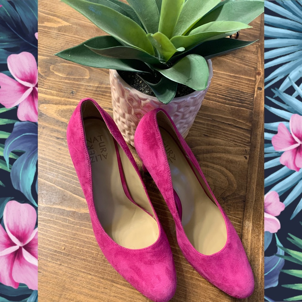 NWOT Fuchsia Naturalizer Heels-Teresa Sz 8